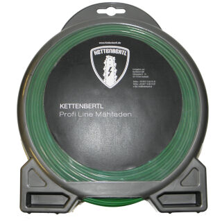 Mähfaden Trimmerfaden Ersatzfaden Kettenbertl Profi Line Max Resistance Square 2,0 mm Länge: 110 m