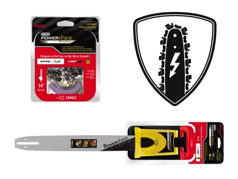 Oregon PowerSharp Starterset für Motorsäge HOMELITE Bandit BCS35 40 cm Schwert 3/8 1,3 mm