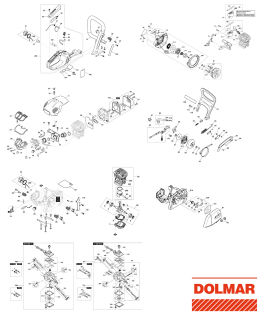 Ersatzteile für DOLMAR PS-32 C Benzin-Motorsäge